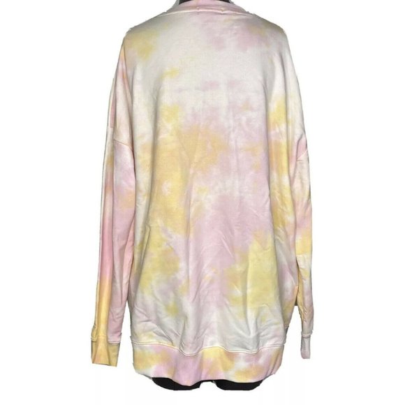 Wildfox Womens Tie Dye Pullover Sweater Pink - Picture 4 of 7